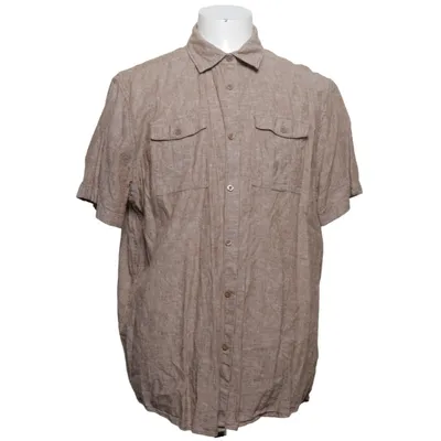 Kortärmad skjorta (Beige) från Hampton Republic Bomull, Linne