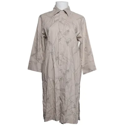Skjortklänning (Beige, Flerfärgad) från Support Linne, Polyester