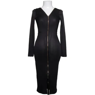 Robe longue (Noir) de Bubbleroom Élasthane, Polyester