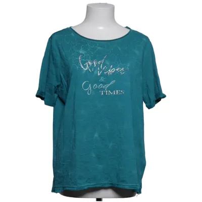 T-shirt (Blue) from Peppermint Cotton, Polyester