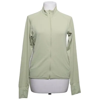 Træningsjakke (Grøn) fra Uniqlo Cupro, Elastan, Polyester