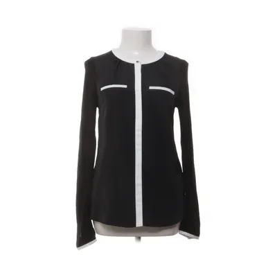 Blouse (Zwart, Wit) van Oasis Polyester, Viscose