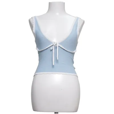 Crop top (Blå, Vit) från FB Sister Knitwear