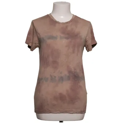 T-shirt (Marron) de Rabens Saloner Élasthane, Viscose