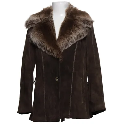 Shearling jacket (Brown) from Rock'n Blue Leather, Polyester, Viscose