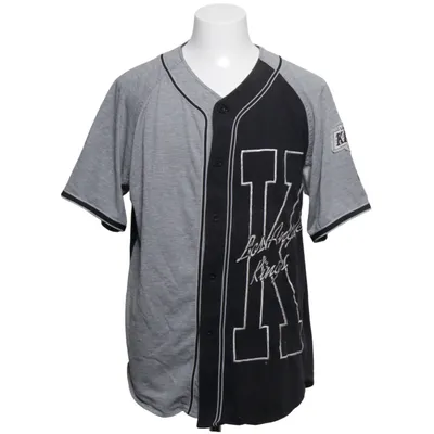 Maillot de baseball (Noir, Gris) de Starter Coton, Polyester