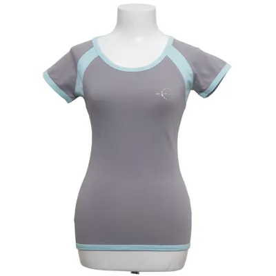 T-shirt (Gris, Bleu) de Covalliero Coton, Élasthane
