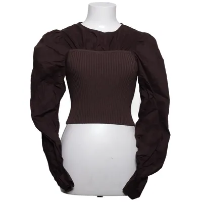 Topp (Brun) från Gina Tricot Elastan, Polyamid, Polyester, Viskos