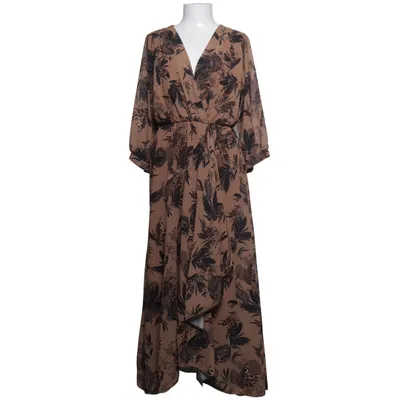 Maxi dress (Brown, Black) from Made in italy Polyester