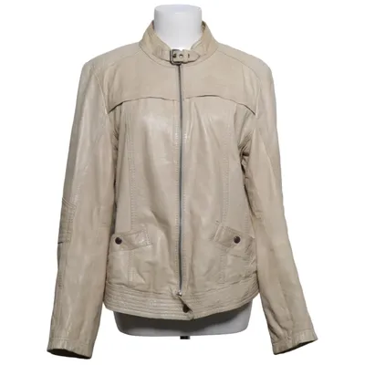 Biker jacket (Beige) from Street One Leather