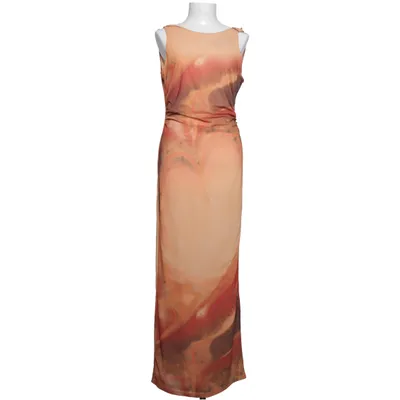 Maxi jurk (Oranje, Bruin, Rood)