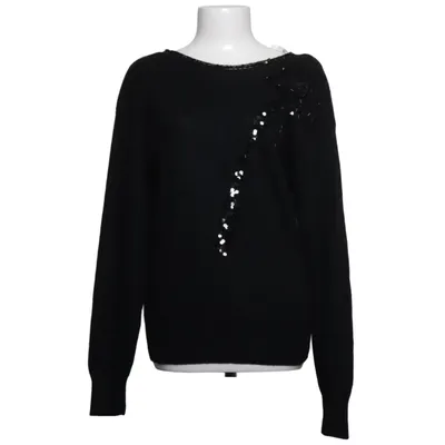 Pull-over (Noir) de Karen Scott Angora, Nylon, Fourrure de lapin, Soie, Laine