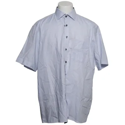 Short sleeve shirt (Blue, White) from Eterna
