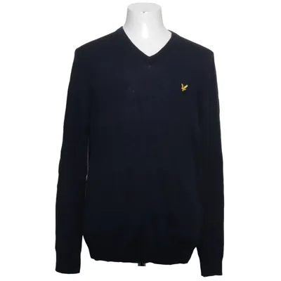 Pull-over (Bleu) de Lyle & Scott Laine de mouton