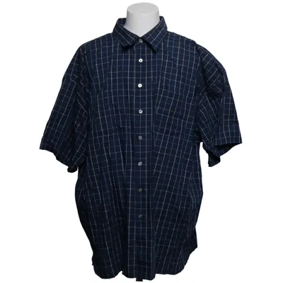 Kortärmad skjorta (Blå) från Van Heusen Bomull, Polyester