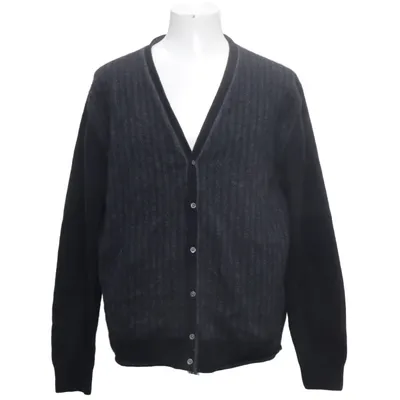 Cardigan (Black, Gray) from Roy Robson Cashmere