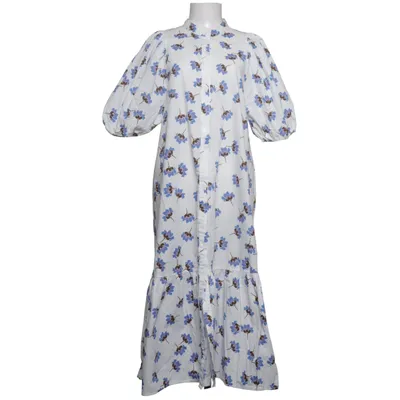 Skjortekjole (Hvid, Blå, Brun) fra Neo Noir Polyester