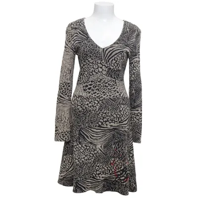 Klänning (Beige, Svart) från Desigual Bomull, Polyester, Viskos