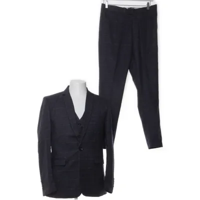 Suit (Blue, Multicolored) from Birmingham Wear Polyester, Viscose