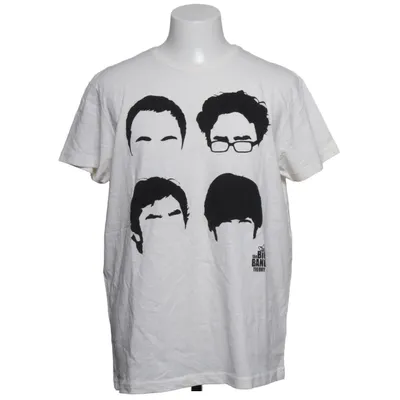 T-shirt (Blanc, Noir) de The Big Bang Theory Coton