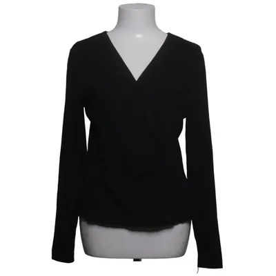 Wikkelblouse (Zwart) van WE Fashion Polyester, Viscose