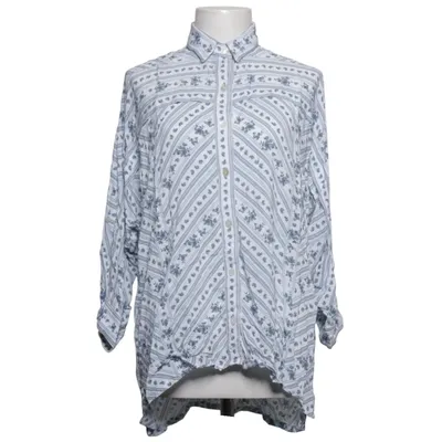 Blouse (Wit, Blauw) van Magali Pascal Viscose