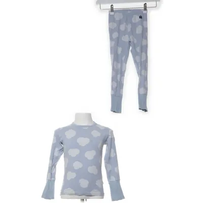 Pyjama (Blauw) van Polarn O. Pyret Organisch katoen, Elastaan