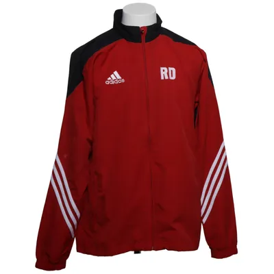Träningsjacka (Röd, Svart, Vit) från Adidas Återvunnen polyester