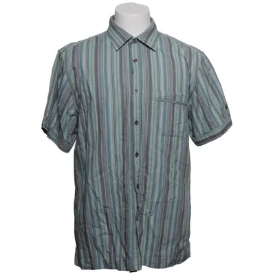 Short sleeve shirt (Green, Gray, Blue) from Mantaray Cotton