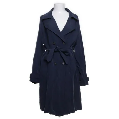 Trenchcoat (Blå) från XLNT by KappAhl Polyester, Viskos