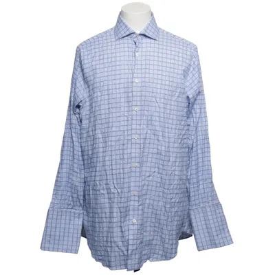 Chemise (Bleu, Blanc) de Hawes & Curtis Coton