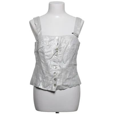 Top (Silver) from Basset Cotton, Linen, Polyester