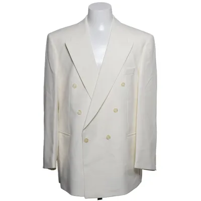 Blazer (Wit) van Wilvorst Cupro, Polyester, Wol