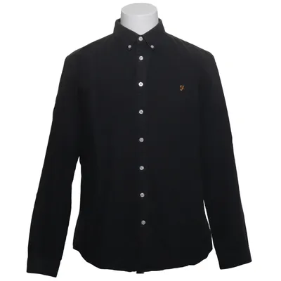 Buttondown-skjorta (Grå) från Farah Vintage Bomull