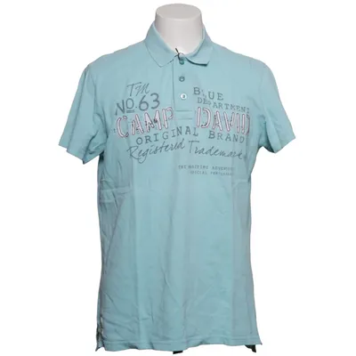 Poloshirt (Blauw) van Camp David
