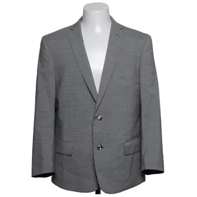 Blazer (Gray) from Dressmann Elastane, Polyester, Viscose, Wool