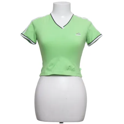 Maillot de sport (Vert, Blanc, Noir) de Adidas Coton, Élasthane