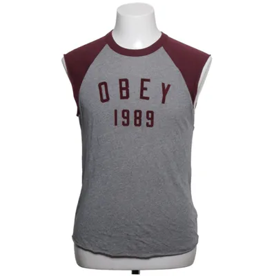 Basketbalshirt (Grijs, Rood) van Obey Polyester, Viscose