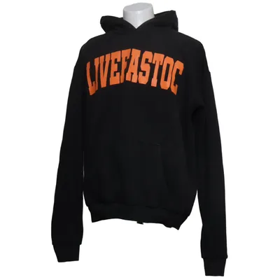 Capuchon sweater (Zwart, Oranje) van Lfdy Katoen, Polyester