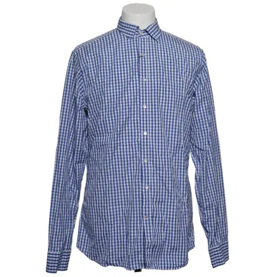 Shirt (Blauw, Wit) van The Shirt Factory Katoen