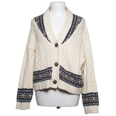 Cardigan (Beige, Multicolored) from Zara Acrylic, Polyester, Wool