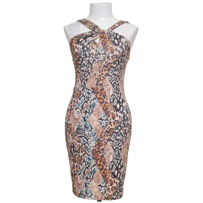 Robe (Marron, Noir, Multicolore) de Bodyflirt Boutique Élasthane, Polyester