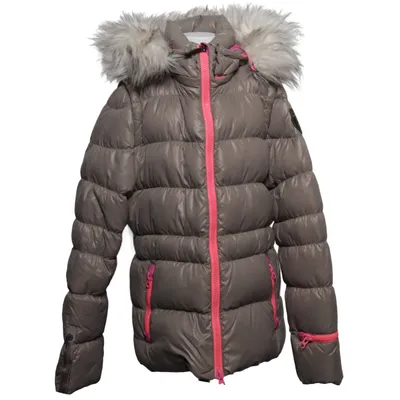 Dunjacka (Beige, Rosa) från Eleven Elfs Akryl, Dun, Fjädrar, Polyamid, Polyester