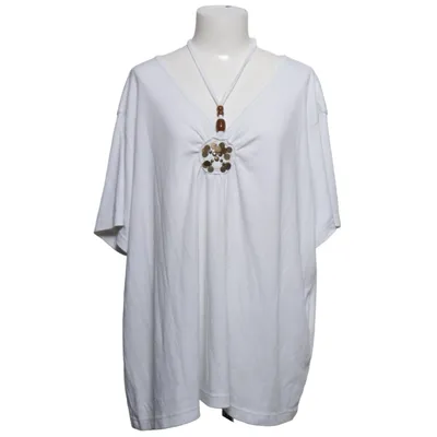 Top (Wit) van Mia Linea Katoen, Polyester