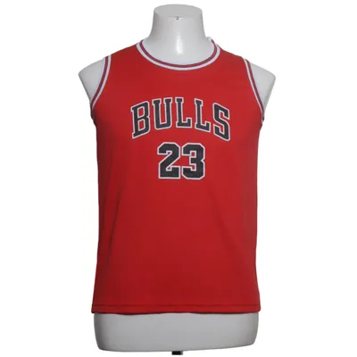 Baskettrøje (Rød, Hvid, Sort) fra Starter Polyester