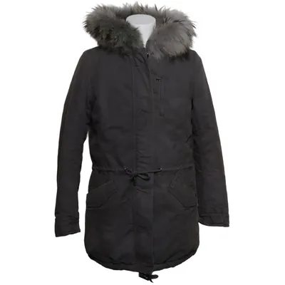 Parka (Grå) fra IQ+ Berlin Bomuld, Polyamid, Polyester, Kaninpels, Viscose