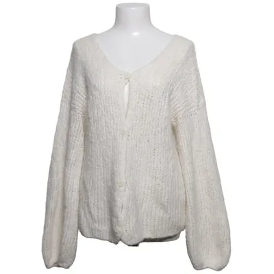 Cardigan (Blanc) de INTI Acrylique, Laine d'alpaga, Nylon