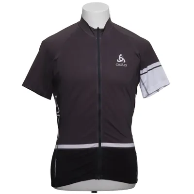 Bicycle shirt (Gray, Black, White) from Odlo Elastane, Polyester