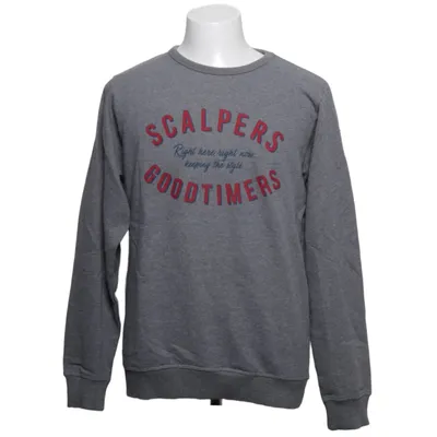 Sweatshirt (Gris) de Scalpers Coton biologique, Polyester recyclé
