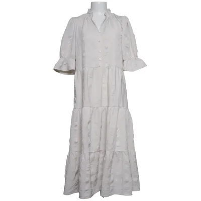 Långklänning (Beige) från Minus Elastan, Polyester